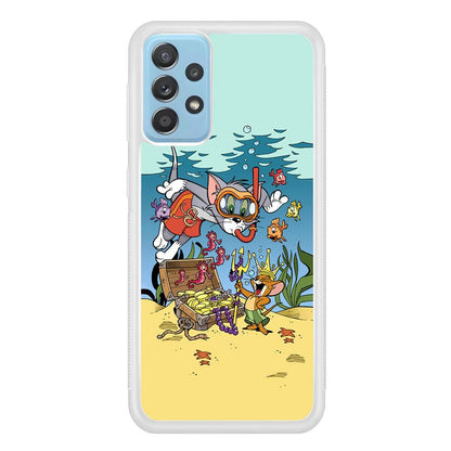 Tom and Jerry The King of The Sea Samsung Galaxy A52 Case-Oxvistore