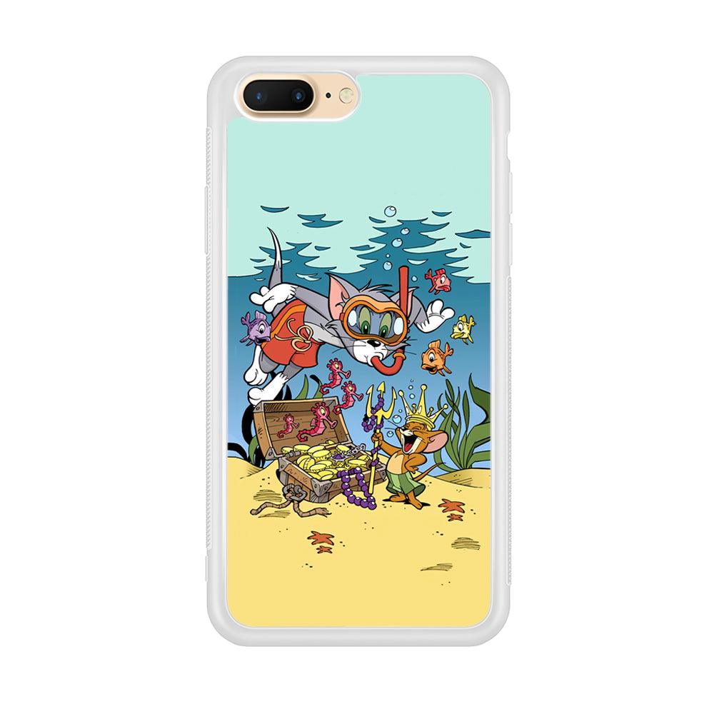 Tom and Jerry The King of The Sea iPhone 8 Plus Case-Oxvistore