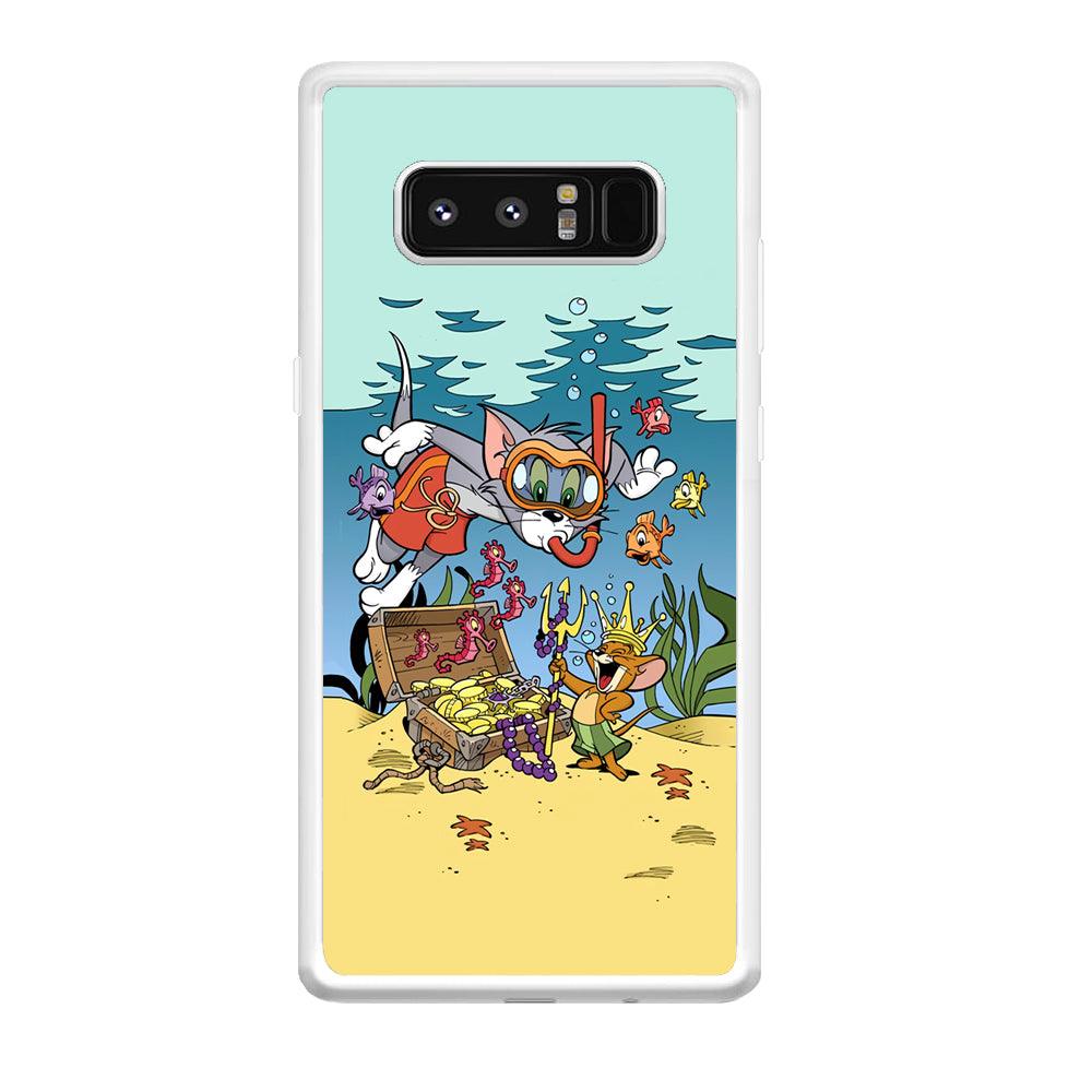 Tom and Jerry The King of The Sea Samsung Galaxy Note 8 Case-Oxvistore