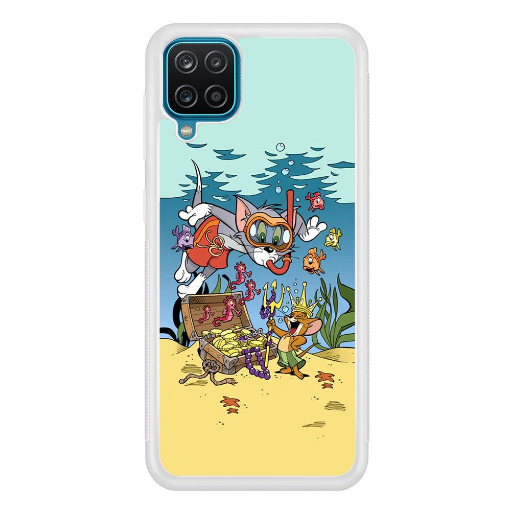 Tom and Jerry The King of The Sea Samsung Galaxy A12 Case-Oxvistore