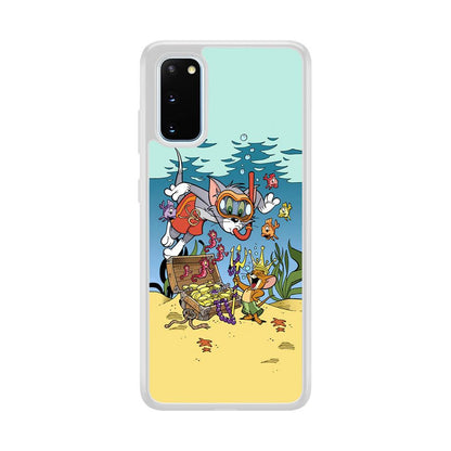 Tom and Jerry The King of The Sea Samsung Galaxy S20 Case-Oxvistore