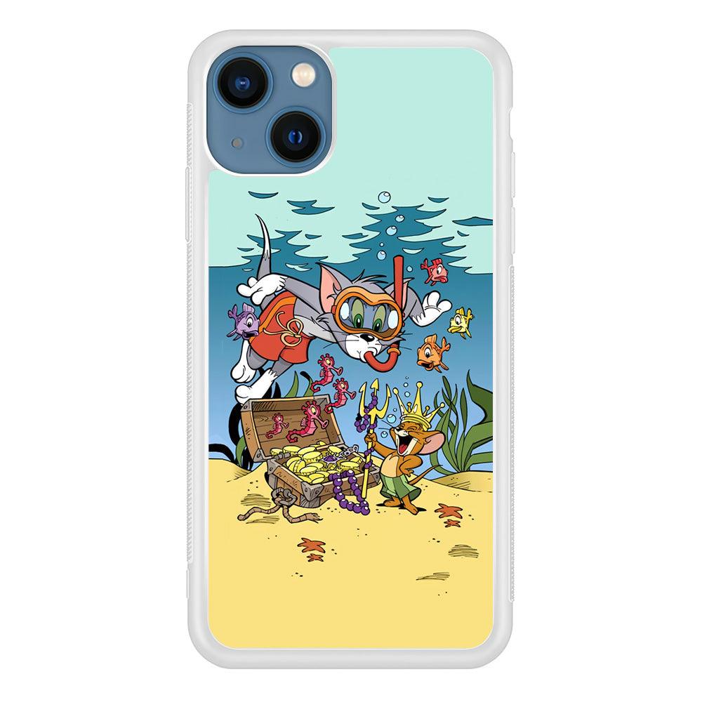 Tom and Jerry The King of The Sea iPhone 15 Plus Case-Oxvistore