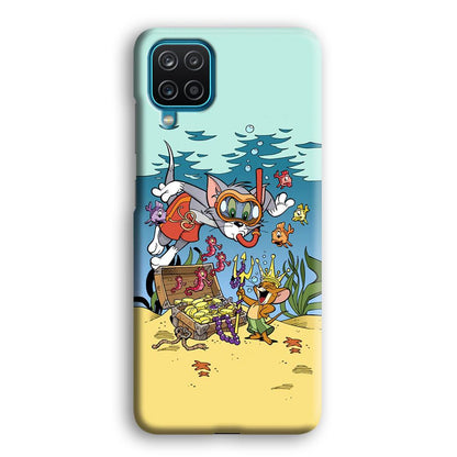 Tom and Jerry The King of The Sea Samsung Galaxy A12 Case-Oxvistore