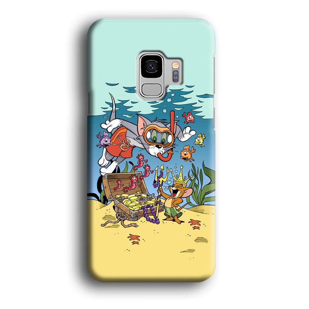 Tom and Jerry The King of The Sea Samsung Galaxy S9 Case-Oxvistore