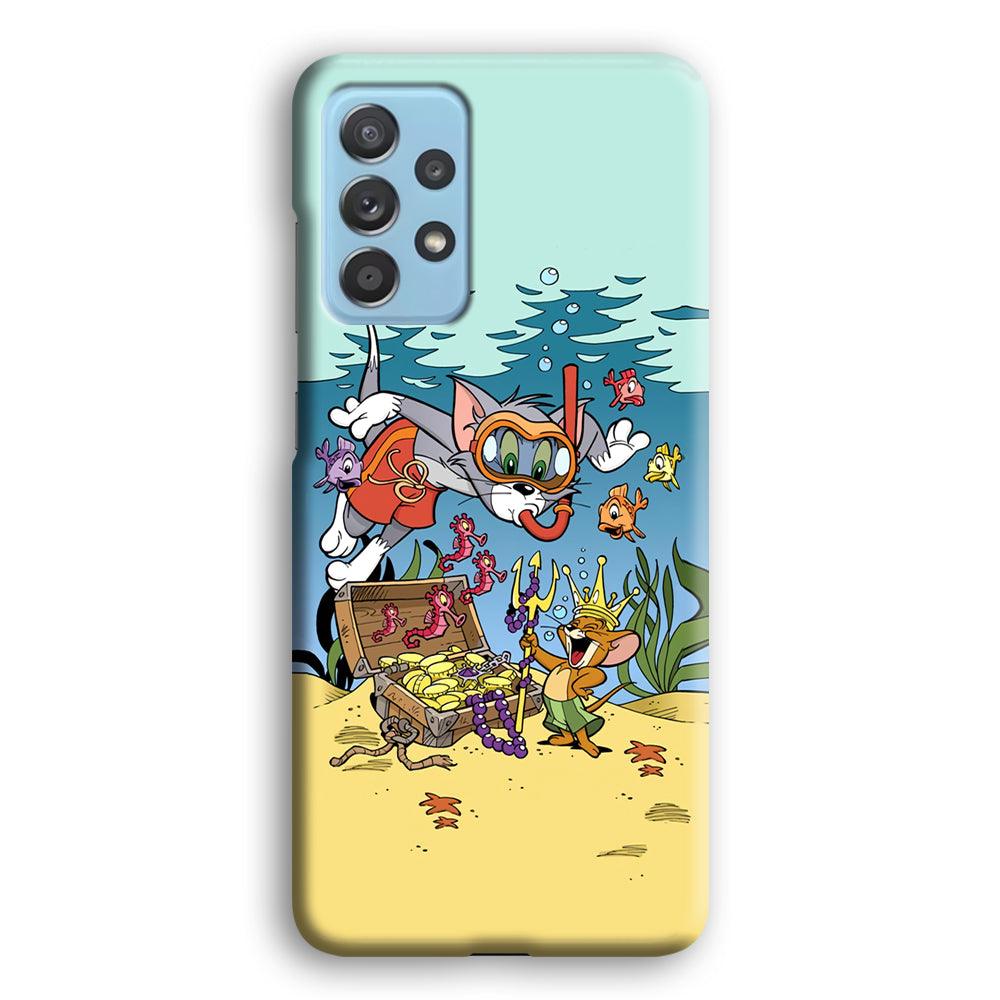 Tom and Jerry The King of The Sea Samsung Galaxy A52 Case-Oxvistore