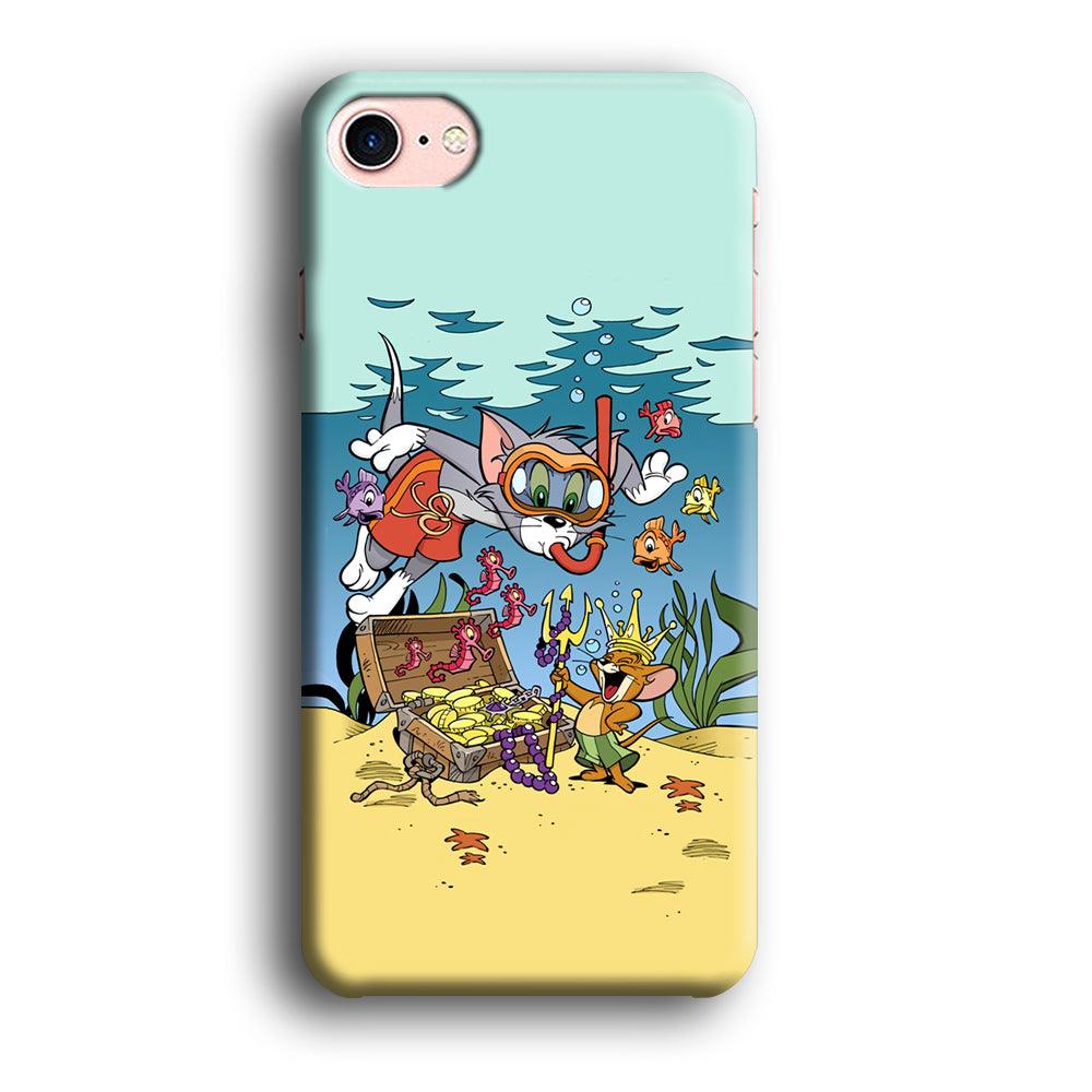 Tom and Jerry The King of The Sea iPhone 8 Case-Oxvistore