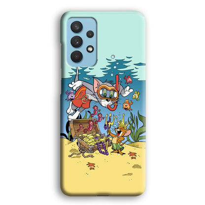 Tom and Jerry The King of The Sea Samsung Galaxy A32 Case-Oxvistore