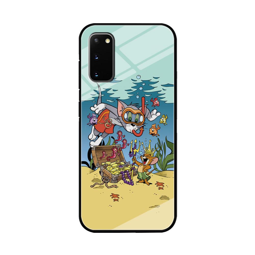 Tom and Jerry The King of The Sea Samsung Galaxy S20 Case-Oxvistore