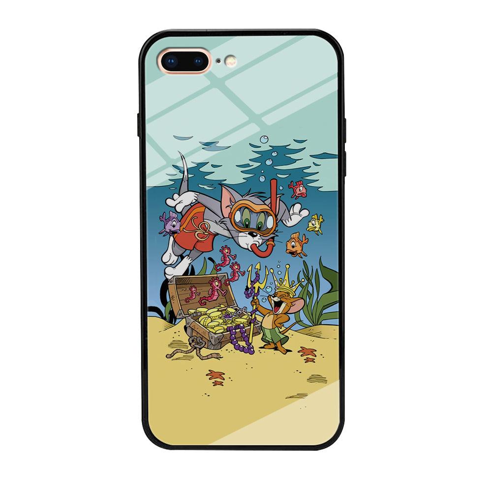 Tom and Jerry The King of The Sea iPhone 8 Plus Case-Oxvistore