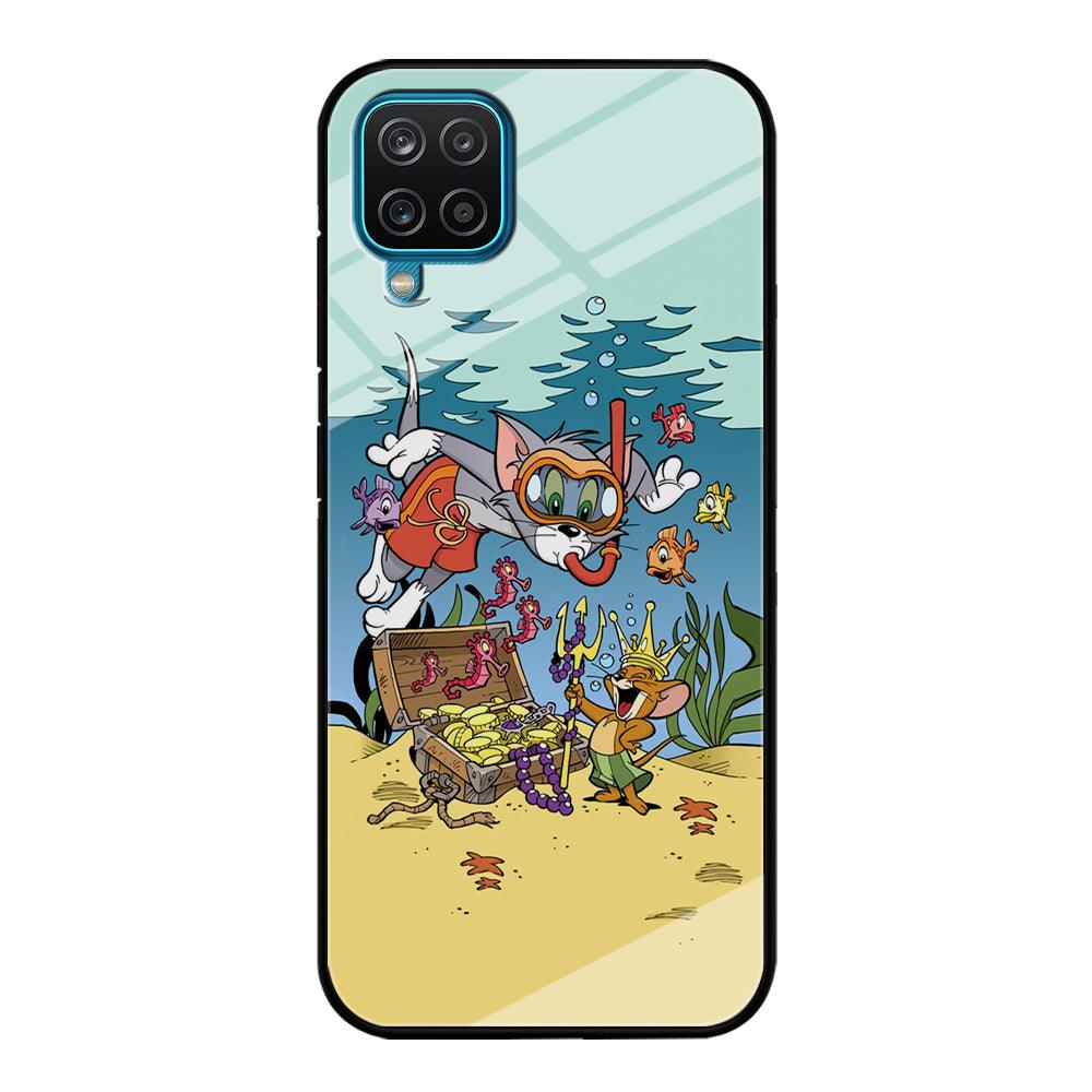 Tom and Jerry The King of The Sea Samsung Galaxy A12 Case-Oxvistore