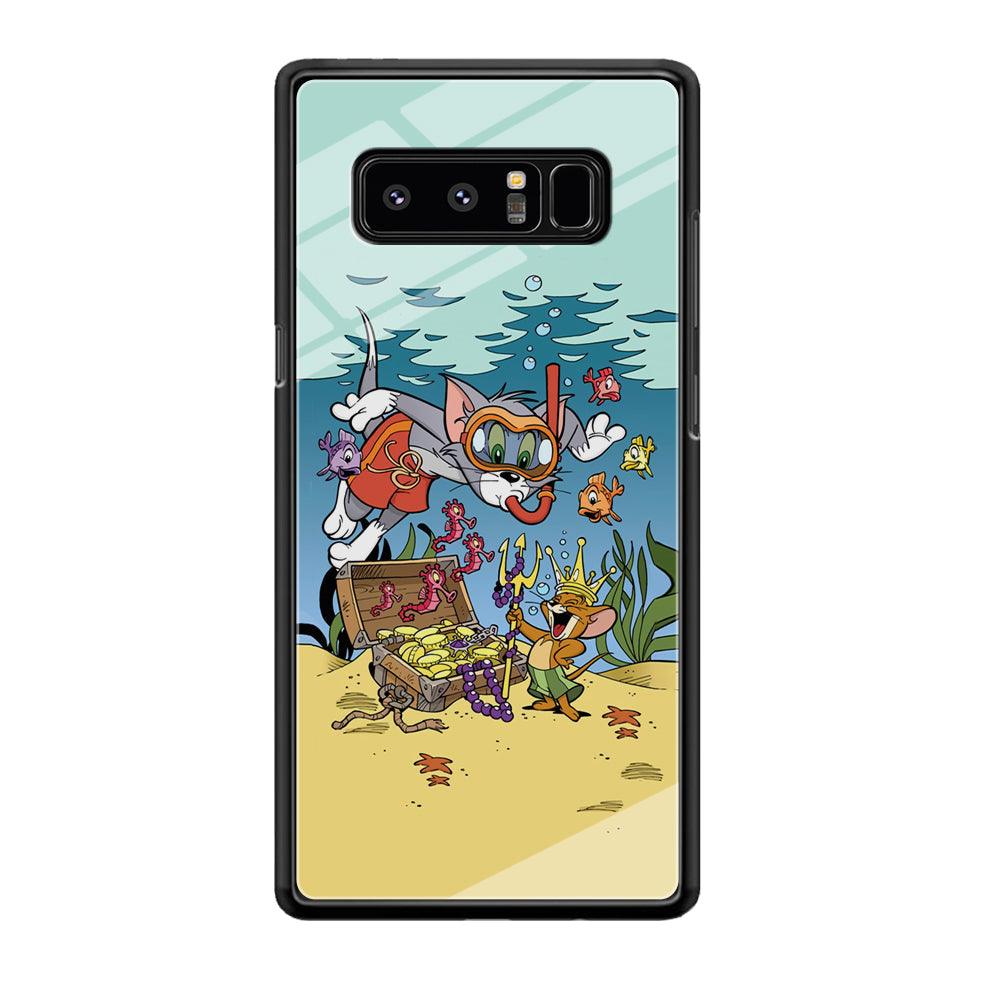 Tom and Jerry The King of The Sea Samsung Galaxy Note 8 Case-Oxvistore