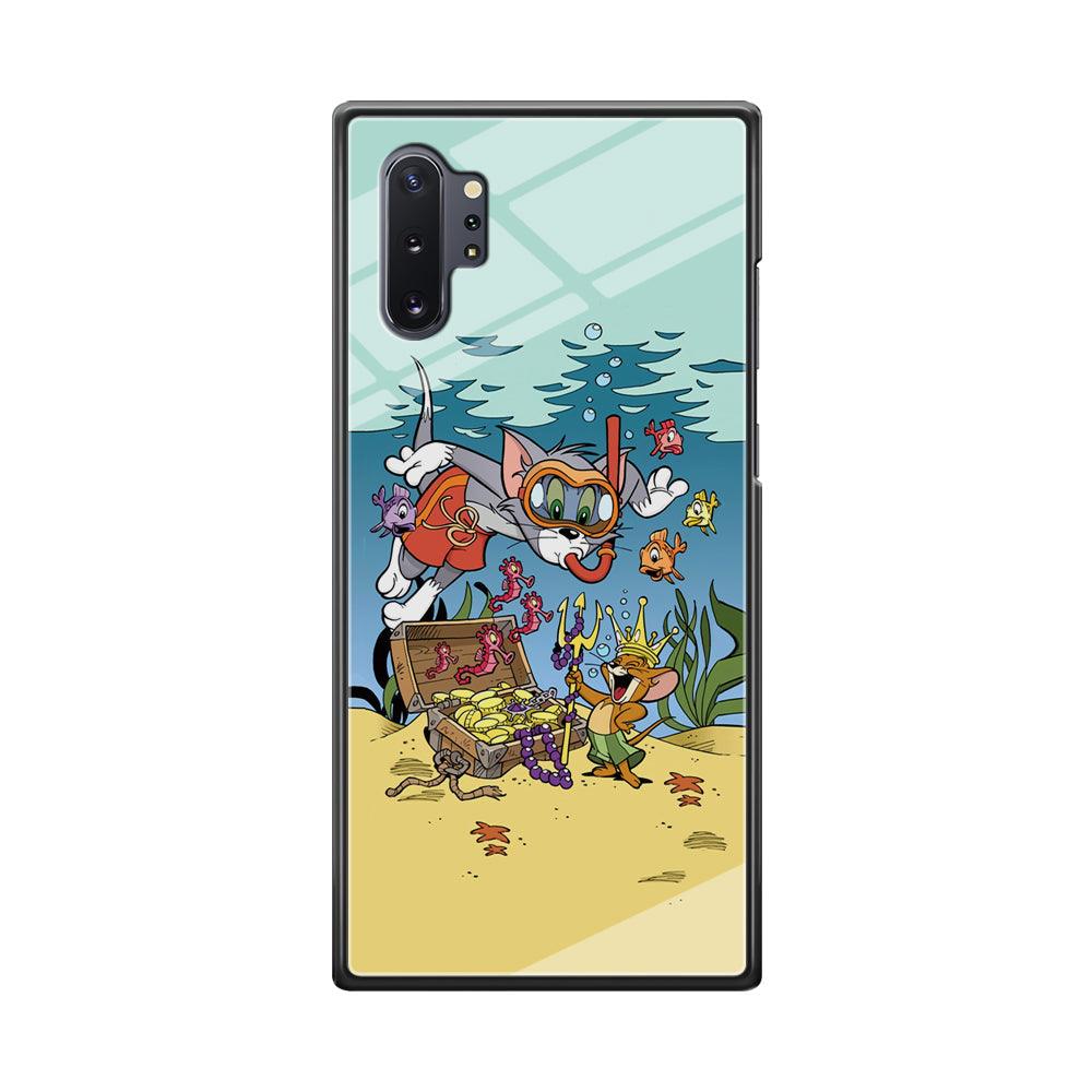 Tom and Jerry The King of The Sea Samsung Galaxy Note 10 Plus Case-Oxvistore