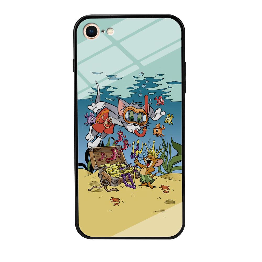 Tom and Jerry The King of The Sea iPhone 8 Case-Oxvistore