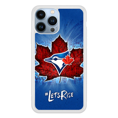 Toronto Blue Jays Lets Rise 2D Rubber Phone Case