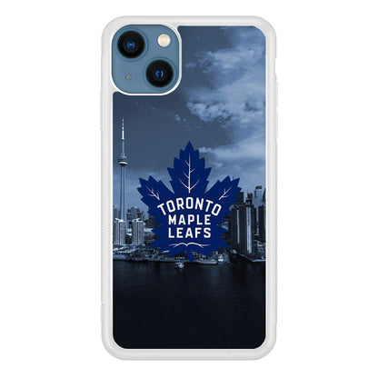 Toronto Maple Leafs Bluish Town iPhone 14 Plus Case-Oxvistore