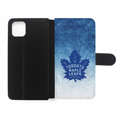 Toronto Maple Leafs Logo Flip Wallet Phone Case