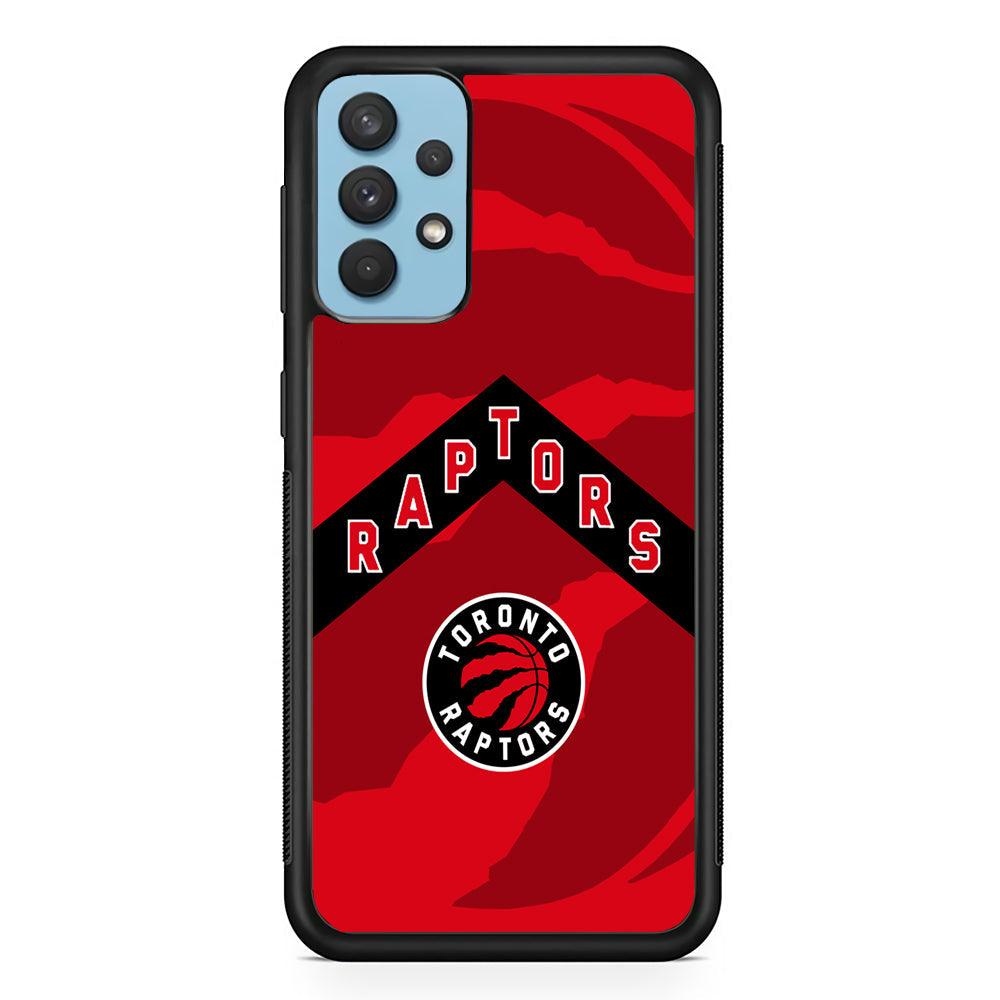 Toronto Raptors Black Triangle Samsung Galaxy A32 Case-Oxvistore