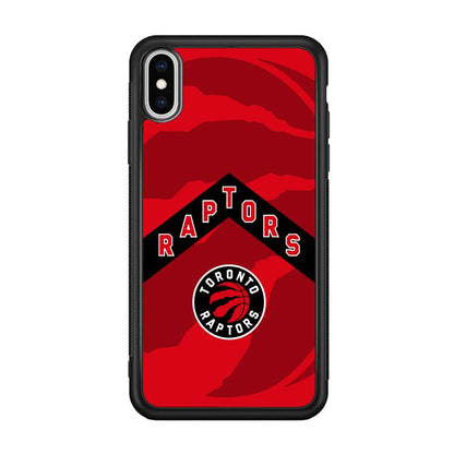 Toronto Raptors Black Triangle iPhone XS Case-Oxvistore