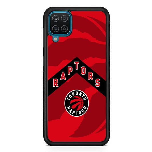 Toronto Raptors Black Triangle Samsung Galaxy A12 Case-Oxvistore