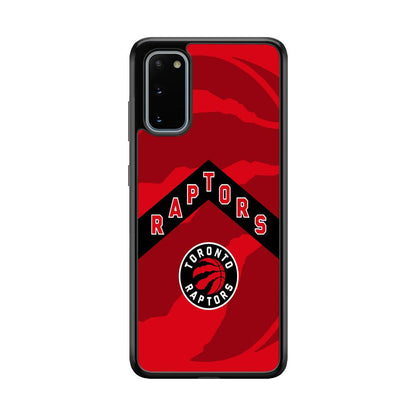 Toronto Raptors Black Triangle Samsung Galaxy S20 Case-Oxvistore