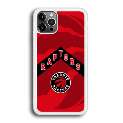 Toronto Raptors Black Triangle iPhone 12 Pro Case-Oxvistore