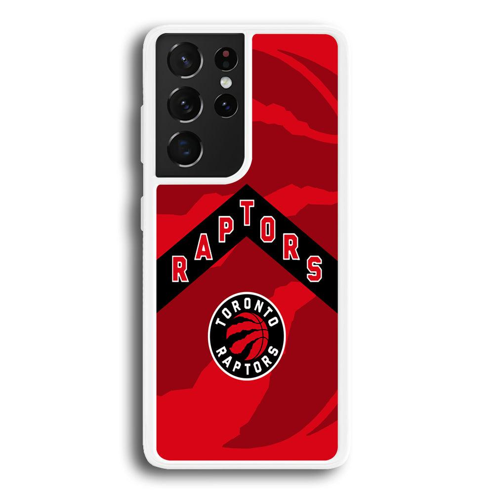 Toronto Raptors Black Triangle Samsung Galaxy S21 Ultra Case-Oxvistore