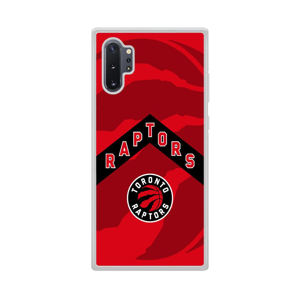 Toronto Raptors Black Triangle Samsung Galaxy Note 10 Plus Case-Oxvistore