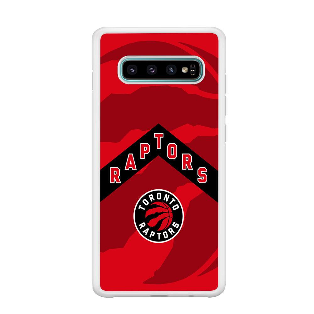 Toronto Raptors Black Triangle Samsung Galaxy S10 Plus Case-Oxvistore