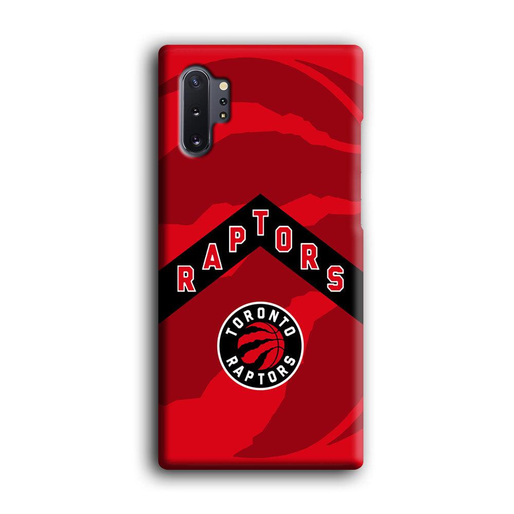 Toronto Raptors Black Triangle Samsung Galaxy Note 10 Plus Case-Oxvistore