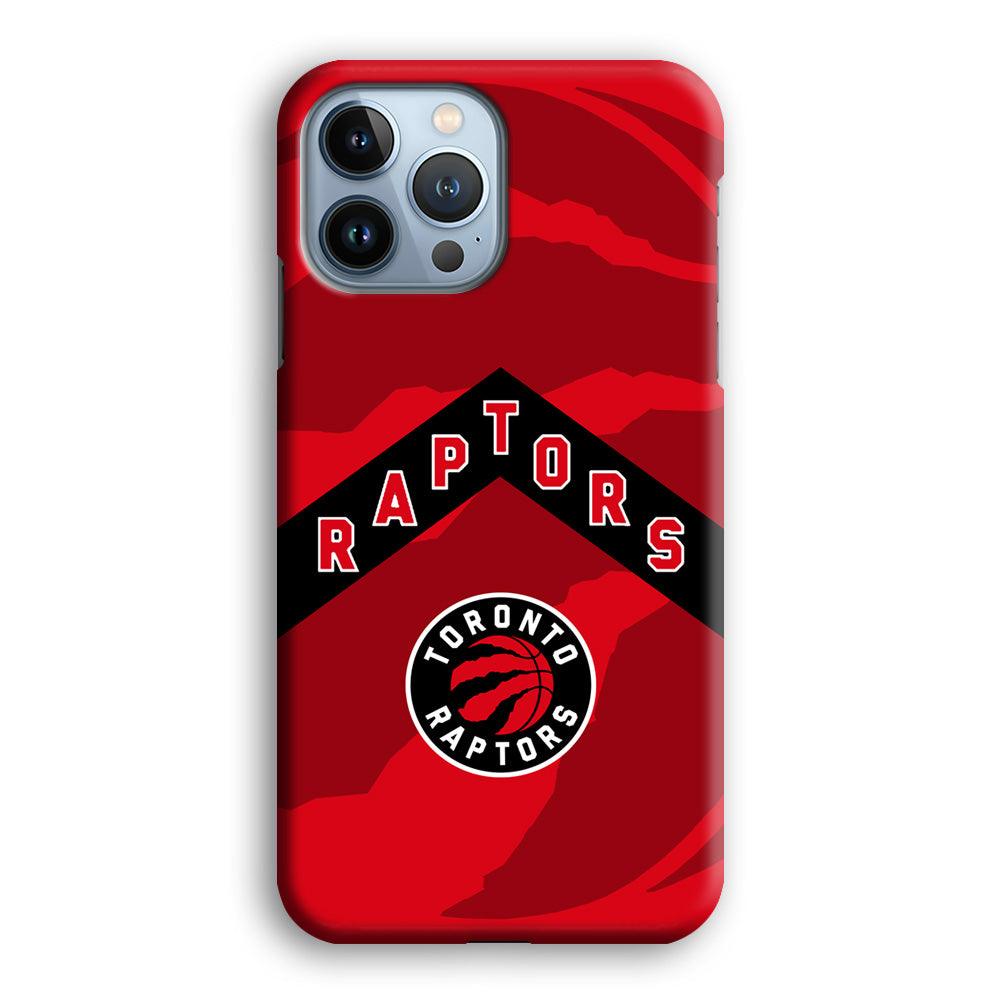 Toronto Raptors Black Triangle iPhone 15 Pro Case-Oxvistore