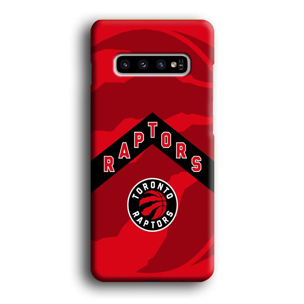 Toronto Raptors Black Triangle Samsung Galaxy S10 Plus Case-Oxvistore