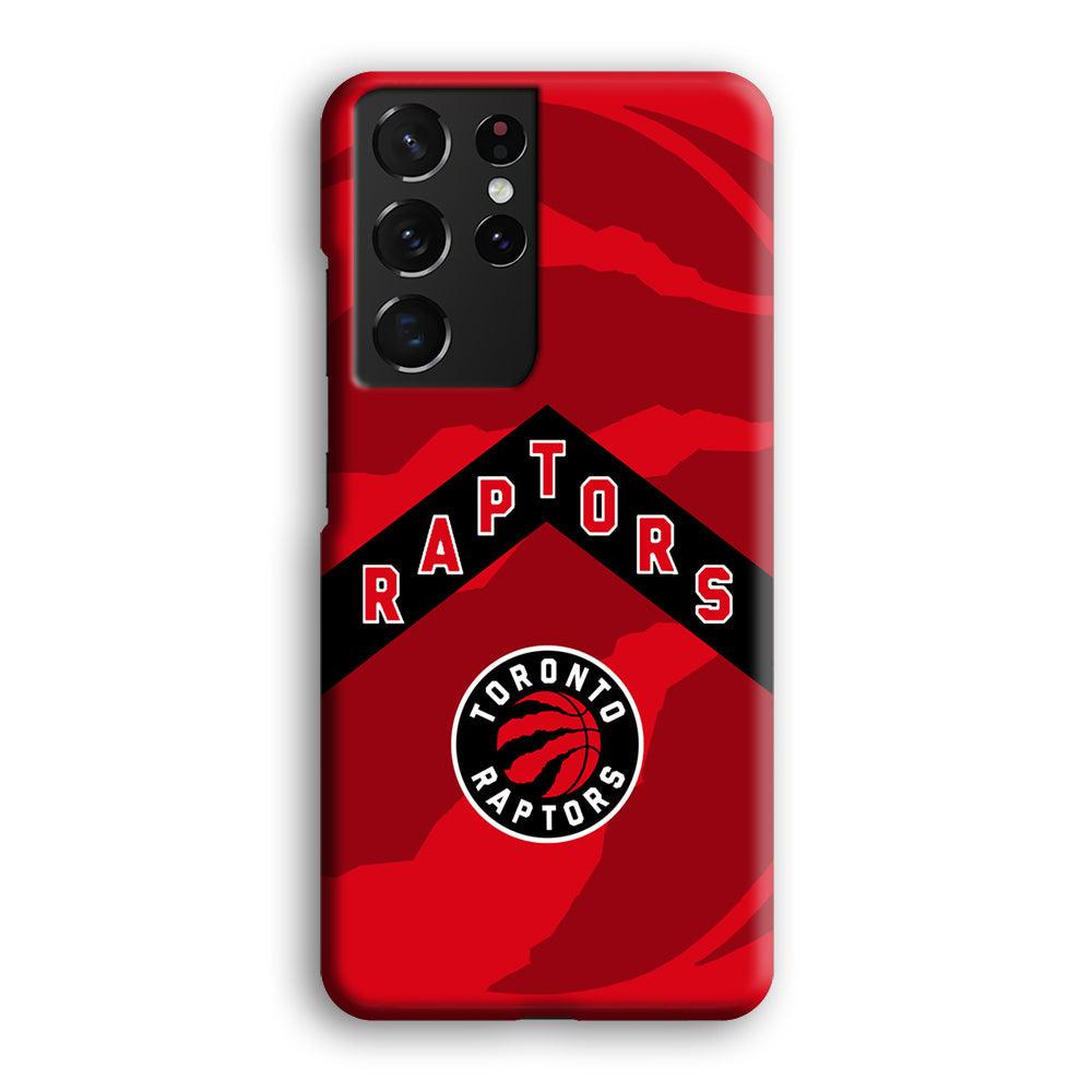 Toronto Raptors Black Triangle Samsung Galaxy S21 Ultra Case-Oxvistore