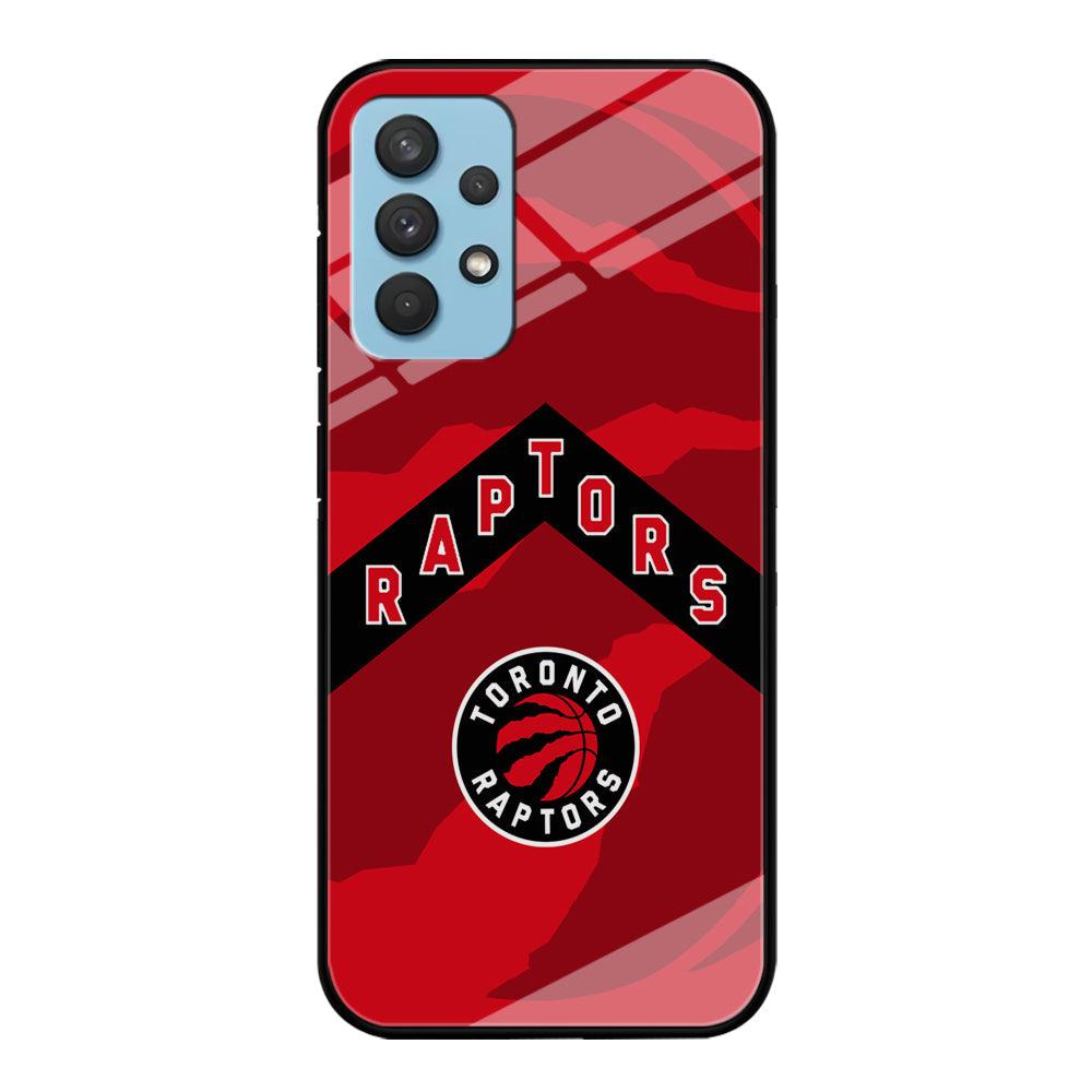 Toronto Raptors Black Triangle Samsung Galaxy A32 Case-Oxvistore