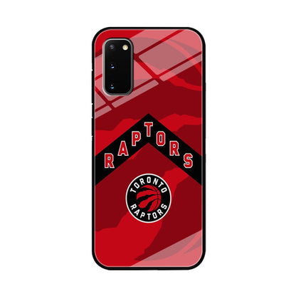 Toronto Raptors Black Triangle Samsung Galaxy S20 Case-Oxvistore