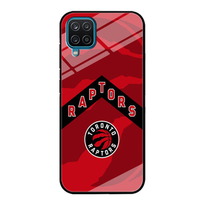 Toronto Raptors Black Triangle Samsung Galaxy A12 Case-Oxvistore