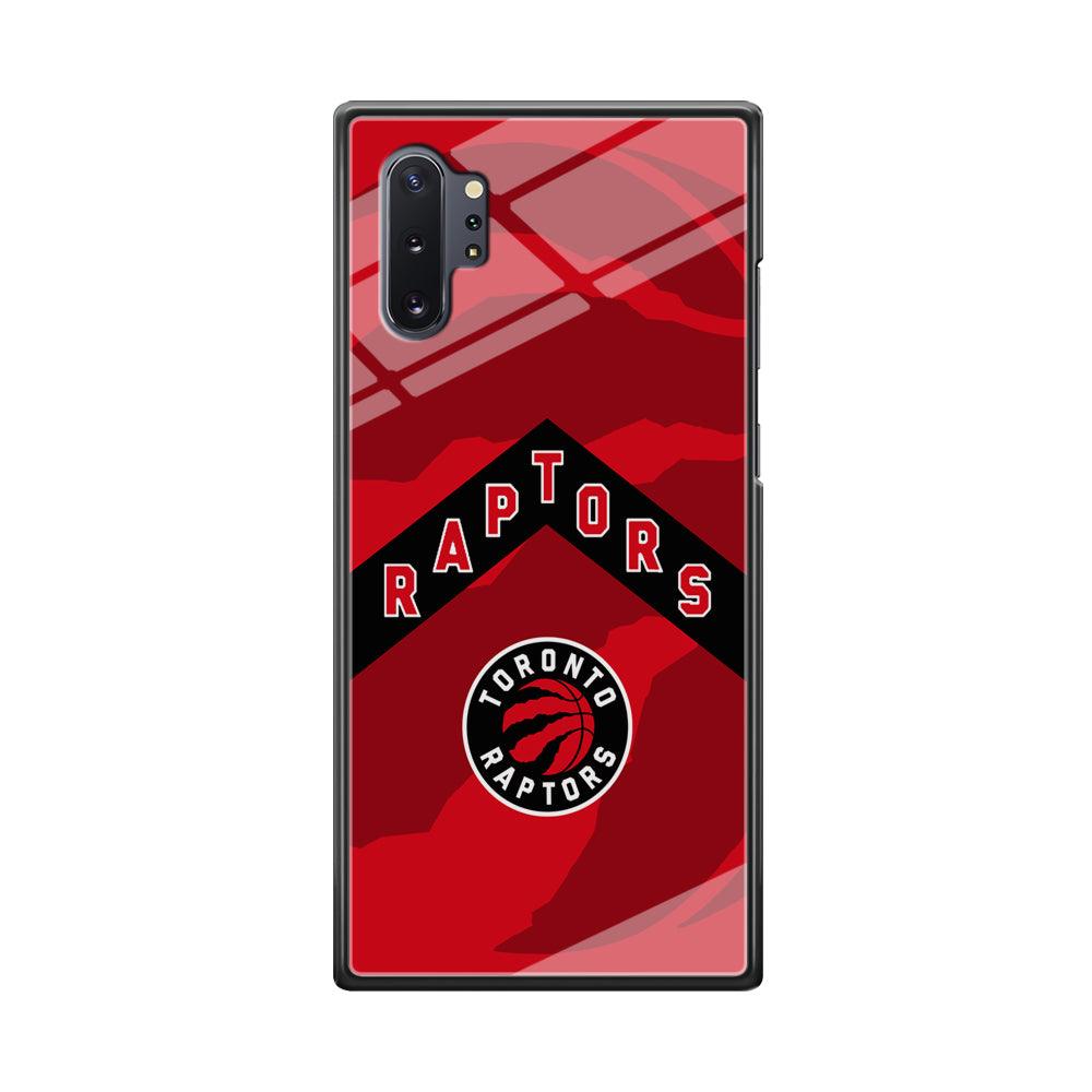 Toronto Raptors Black Triangle Samsung Galaxy Note 10 Plus Case-Oxvistore