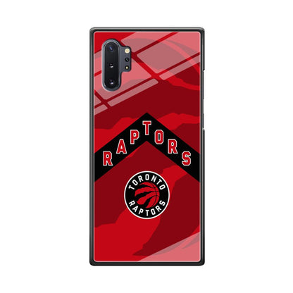 Toronto Raptors Black Triangle Samsung Galaxy Note 10 Plus Case-Oxvistore