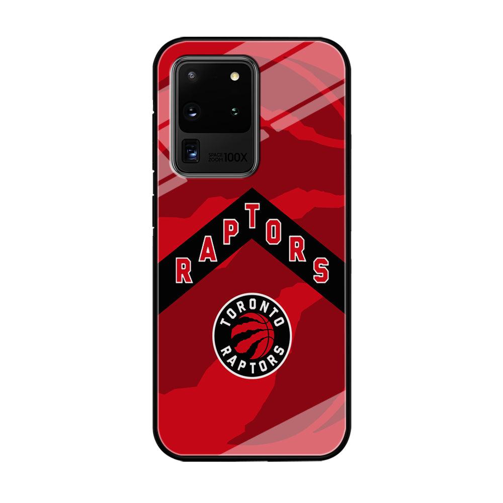 Toronto Raptors Black Triangle Samsung Galaxy S20 Ultra Case-Oxvistore