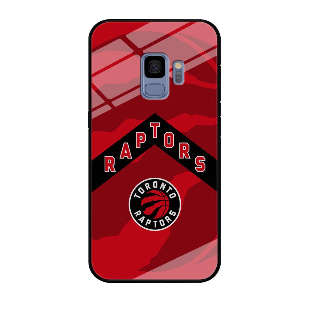 Toronto Raptors Black Triangle Samsung Galaxy S9 Case-Oxvistore