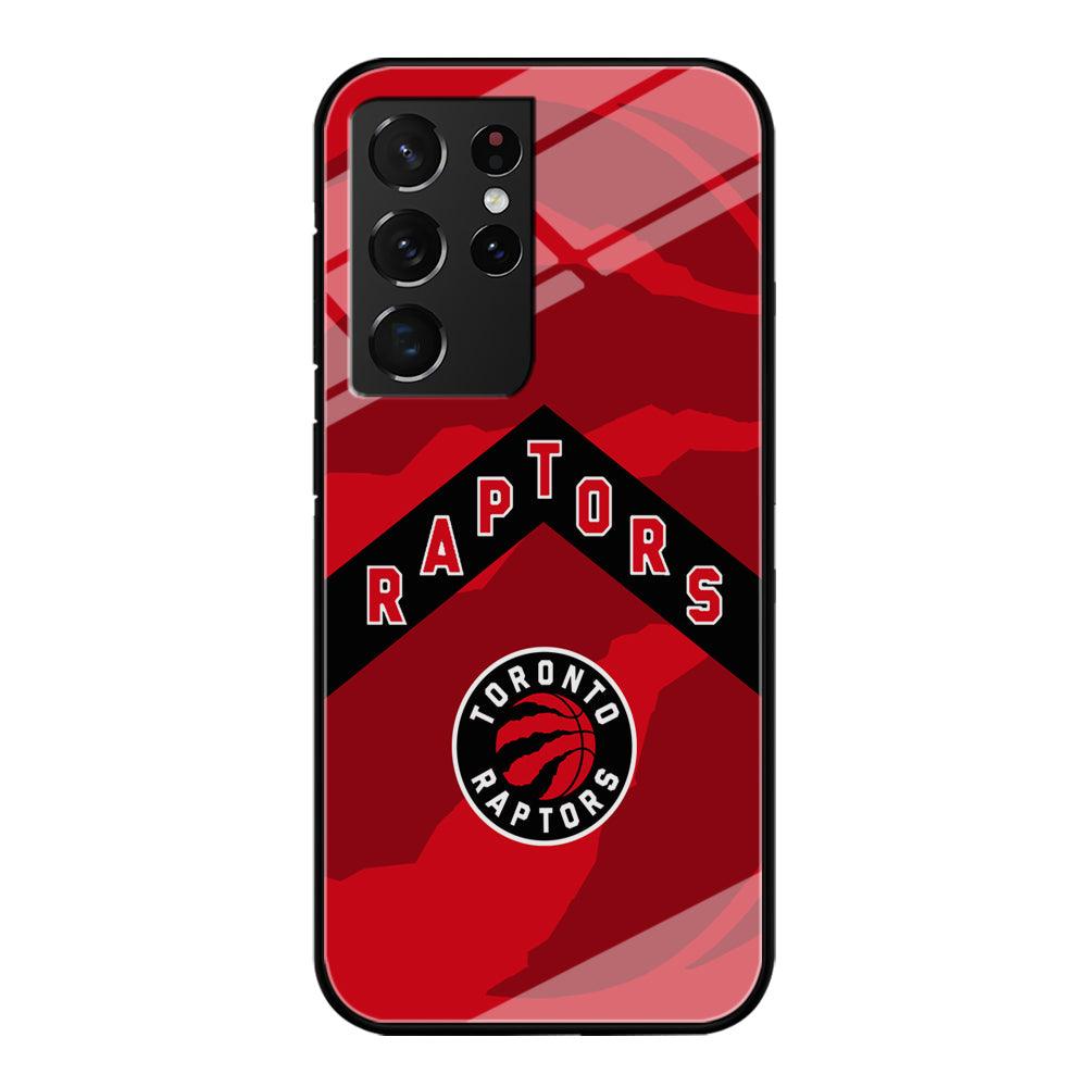 Toronto Raptors Black Triangle Samsung Galaxy S21 Ultra Case-Oxvistore