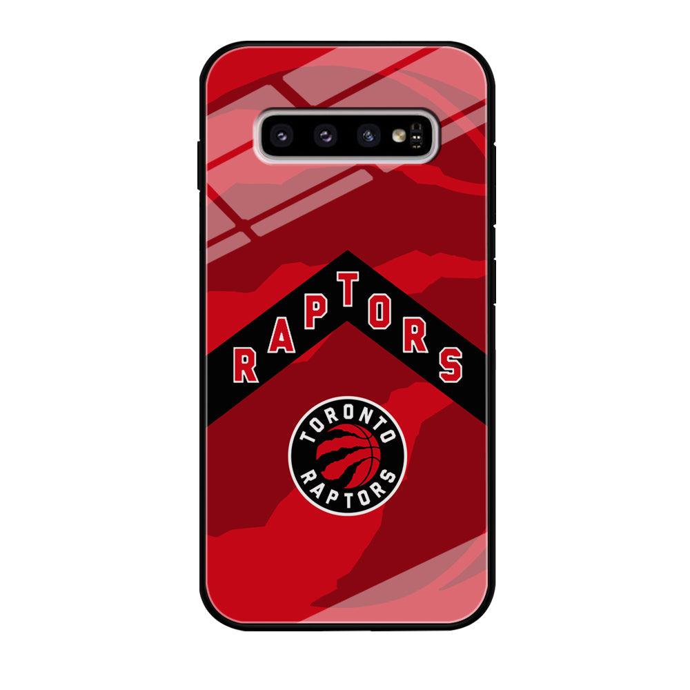 Toronto Raptors Black Triangle Samsung Galaxy S10 Plus Case-Oxvistore