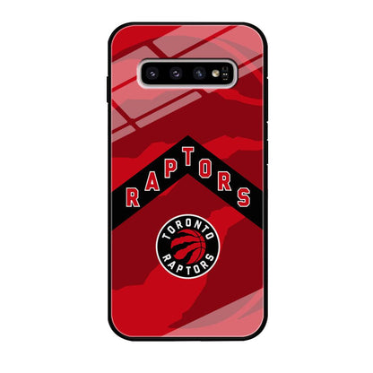 Toronto Raptors Black Triangle Samsung Galaxy S10 Plus Case-Oxvistore