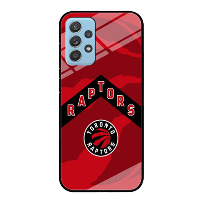 Toronto Raptors Black Triangle Samsung Galaxy A52 Case-Oxvistore