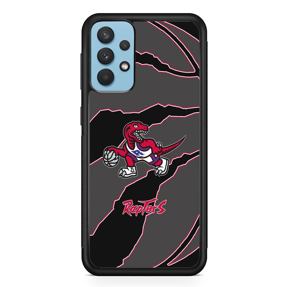 Toronto Raptors Bounce The Ball Samsung Galaxy A32 Case-Oxvistore