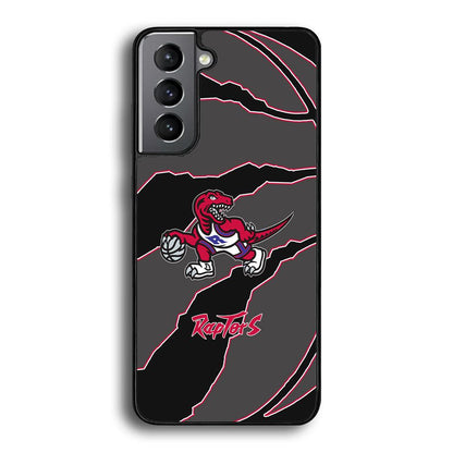 Toronto Raptors Bounce The Ball Samsung Galaxy S21 Plus Case-Oxvistore