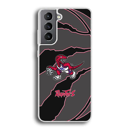 Toronto Raptors Bounce The Ball Samsung Galaxy S21 Plus Case-Oxvistore