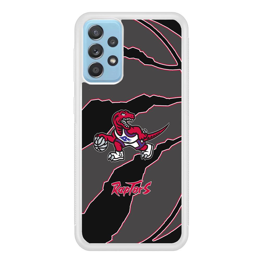 Toronto Raptors Bounce The Ball Samsung Galaxy A72 Case-Oxvistore