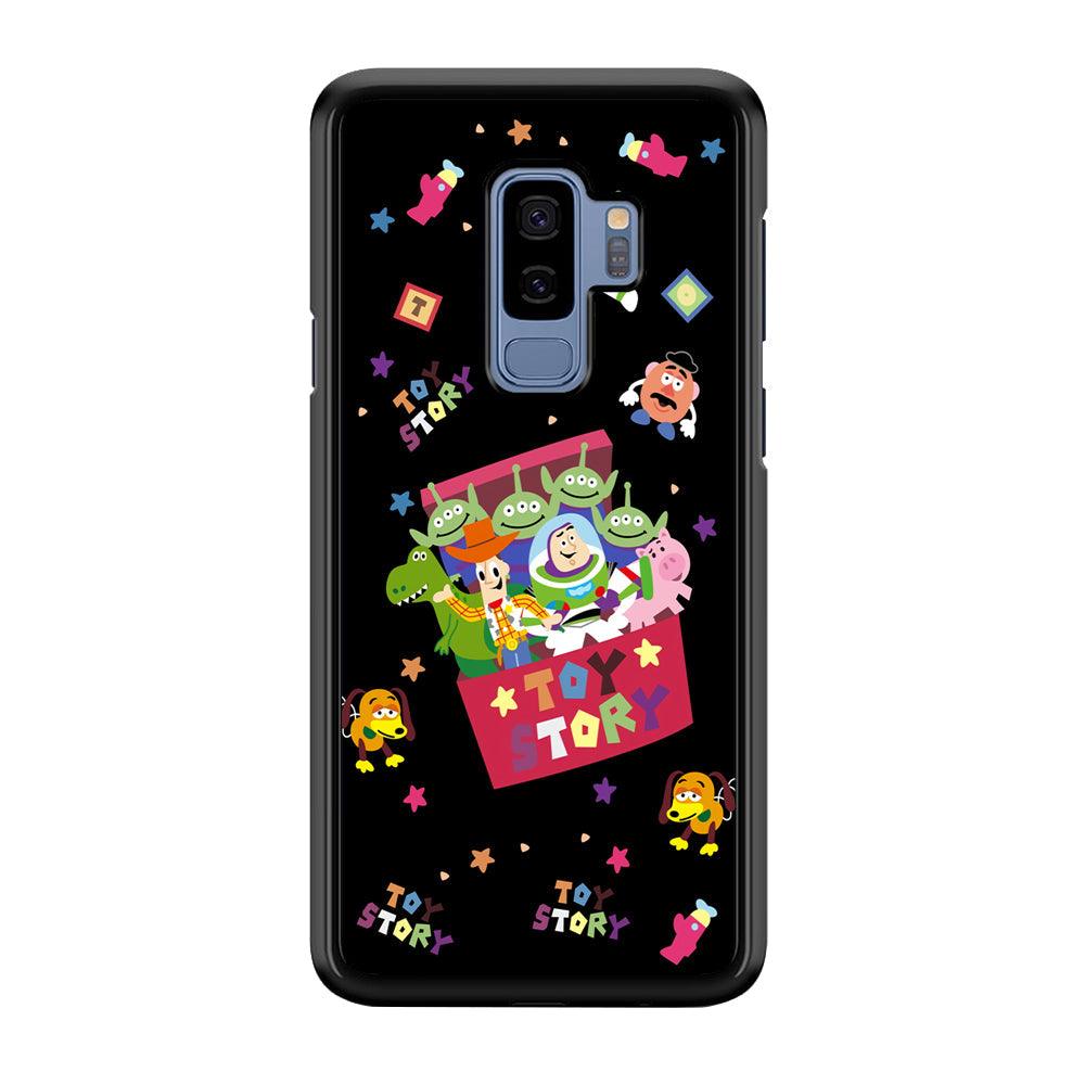 Toy Story Box of Tale Samsung Galaxy S9 Plus Case-Rubber Black (2D Case)-Oxvistore