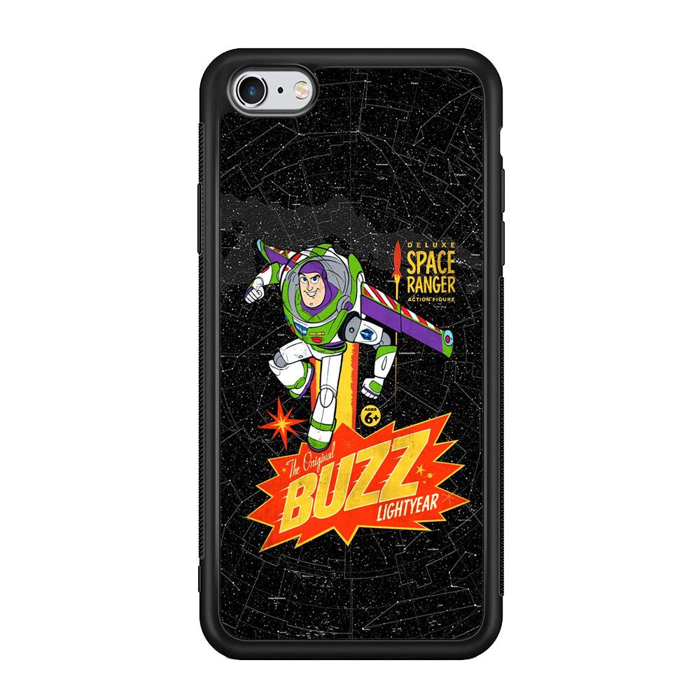 Toy Story Buzz Lightyear Space Ranger iPhone 6 Plus | 6s Plus Case-Rubber Black (2D Case)-Oxvistore
