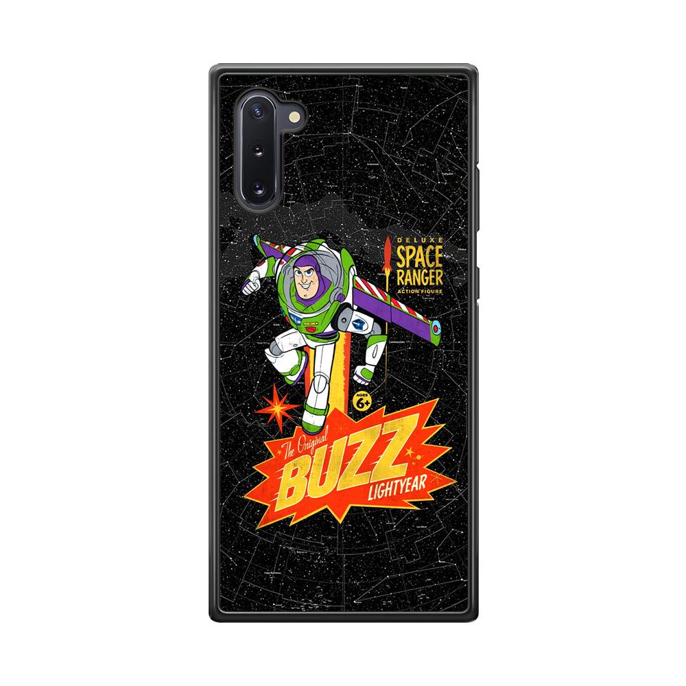 Toy Story Buzz Lightyear Space Ranger Samsung Galaxy Note 10 Case-Rubber Black (2D Case)-Oxvistore